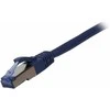 Synergy21 Patchkabel RJ45, CAT6A 500Mhz, 1,0m, blau, S-STP(S/FTP), Komponent getestet(GHMT certified), AWG26,