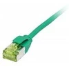 Synergy21 Patchkabel RJ45, CAT6A 500Mhz, 1,5m, grün, U/FTP, slimline rund d=3,8mm, TPE/LSZH(Superflex), AWG32, mit CAT7 Rohkabel,