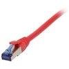 Synergy21 Patchkabel RJ45, CAT6A 500Mhz, 1,5m, raudona, S-STP(S/FTP), TPE/LSZH(Superflex), AWG26,