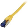 Synergy21 Patchkabel RJ45, CAT6A 500Mhz, 0,5m, gelb, S-STP(S/FTP), TPE/LSZH(Superflex), AWG26,