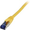 Synergy21 Patchkabel RJ45, CAT6A 500Mhz, 0,15m, gelb, S-STP(S/FTP), TPE/LSZH(Superflex), AWG26,