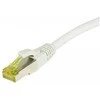 Synergy21 Patchkabel RJ45, CAT6A 500Mhz, 0,15m, baltas, S-STP(S/FTP), TPE/LSZH(Ultraflex), AWG26, mit CAT7 Rohkabel,