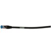 Synergy21 Patchkabel RJ45, CAT6A 500Mhz, 0,15m, juodas, S-STP(S/FTP), AWG26, LSZH,