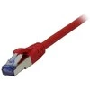 Synergy21 Patchkabel RJ45, CAT6A 500Mhz, 1,5m, raudona, S-STP(S/FTP), Komponent getestet(GHMT certified), AWG26,