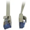 Synergy21 Patchkabel RJ45, CAT6A 500Mhz, 1,5m, grau, U/FTP, flach, AWG32,