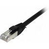 Synergy21 Patchkabel RJ45, CAT8.1 2000Mhz, 0,5m, juodas, S-STP(S/FTP), TPE/LSZH(SuperFlex), AWG26,