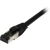 Synergy21 Patchkabel RJ45, CAT8.1 2000Mhz, 0,25m, juodas, S-STP(S/FTP), TPE(Ultra SuperFlex), AWG26,
