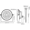 Synergy21 Synergy 21 LED Garden Lamp 9W RGB-WW with Radio and WiFi IP66 Zigbee+ (FUTC02ZR)