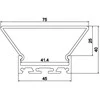 Synergy21 Synergy 21 LED U-Profil 200cm, ALU065-T