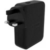Targus „Hyper HyperJuice“ 145 W USB-C GaN kelioninis įkroviklis su 4 prievadais – „Baltas“