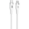 Targus Hyper | HyperJuice USB-C Silicone Charging Cable, 1.5 m, Baltas | HJ4011WHGL