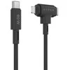 Targus „Hyper | HyperJuice“ silikoninis USB-C į USB-C ir „Lightning“ hibridinis 60 W laidas