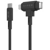 Targus Hyper | HyperJuice Silicone USB-C to USB-C and Lightning Hybrid 60W Cable