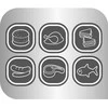 TEFAL | OptiGrill GC7058 | Contact | 2000 W | Juodas