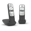 Gigaset A690A Duo belaidis telefonas su atsakikliu - juodas