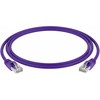 Telegartner Karl Gartner Telegärtner Komutacinis kabelis, S/FTP, PiMF, Cat 6A (ISO/IEC), violetinis, 2,0 m (L00001A0194)