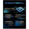 „TERRAMASTER T9-500 Pro NAS“ failų serveris: „Intel Core i7-1255U“, 16 GB RAM, 9 lizdai