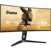 Monitorius „iiyama G-Master GCB3486WQSCP-B1 Gold Phoenix“ – 240 Hz | UWQHD | 34 colių | VA | 0,4 ms