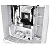 Ausinės „Thermaltake“ PCI-E 4.0 dvigubas 90 laipsnių stovo kabelis, 400 mm, sniegas