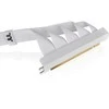 Ausinės „Thermaltake“ PCI-E 4.0 dvigubas 90 laipsnių stovo kabelis, 400 mm, sniegas