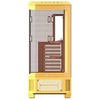 Thermaltake View 600 TG Butter Caramel, Big-Tower-case - yellow, Tempered Glass