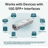 Šakotuvas TP-Link Modulis SFP D-Link Omada 10Gbase-LR SFP+ LC siųstuvas-imtuvas, 8 vnt. pakuotė. SPECIFIKACIJA: 1310 nm vieno režimo, LC dvipusis jungtis, iki 10 km atstumas.