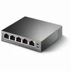 Šakotuvas TP-LINK 5 prievadų 10/100Mbps stalinis komutatorius su 4 prievadų PoE, 5 10/100Mbps RJ45 jungtimis, įskaitant 4 PoE jungtis, 58 W PoE maitinimo šaltinį, plienas