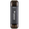 Kietasis diskas „TRANSCEND“ 128 GB išorinė SSD atmintinė, USB/USB-C 10 GB/s – ESD310C