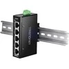 Šakotuvas TRENDnet TRENDnet 5 prievadų pramoninis greitasis Ethernet DIN bėgelio minijungiklis