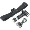 TROIKA ECO KNICKLICHT MICRO Juodas Hand prožektorius + Headband prožektorius SMD LED