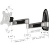 Tronje Sieninis laikiklis 15 "- 24" AR210 (24802)