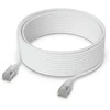 Ubiquiti UACC-Cable-Patch-EL-C6A-12M-W tinklo kabelis pusiau permatomas, baltas Cat6a