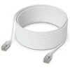 Ubiquiti UACC-Cable-Patch-EL-C6A-15M-W kabelis sieciowy Półprzezroczysty, Baltas Cat6a