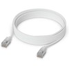 Ubiquiti Ubiquiti UACC-Cable-Patch-EL-C6A-5M-W kabelis sieciowy Półprzezroczysty, Baltas Cat6a