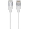 Ubiquiti Ubiquiti UACC-Cable-Patch-EL-C6A-8M-W tinklo kabelis pusiau permatomas, Baltas Cat6a
