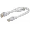 Ubiquiti UACC-Cable-Patch-EL-C6A-0.15M-W tinklo kabelis pusiau permatomas, Baltas 0.15 m Cat6a