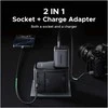 UGREEN S550 Travel Adapteris Universal GaN 65W mit Typ B (USA) Typ E/F (EU) Typ G (Grobritannien) Typ I (Australien/China)