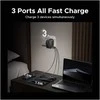 UGREEN S550 Travel Adapteris Universal GaN 65W mit Typ B (USA) Typ E/F (EU) Typ G (Grobritannien) Typ I (Australien/China)