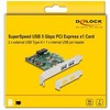 USB 3.0 PCIex1 2xInt.2xExt. DeLOCK