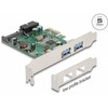 USB 3.0 PCIex1 2xInt.2xExt. DeLOCK