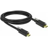 USB-C > USB-C schraubbar 2m Delock Juodas