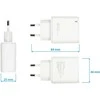 Good Connections Geros jungties USB greitasis įkroviklis 20W 2 prievadų USB-C/A PD baltas