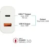 Good Connections Geros jungties USB greitasis įkroviklis 20W 2 prievadų USB-C/A PD baltas