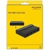 Delock išorinis USB 3.1 4 prievadų šakotuvas su 10 Gbps