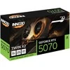 Vaizdo plokštė Innovision 3D Inno3D GeForce RTX 5070 TWIN X2 NVIDIA 12 GB GDDR7