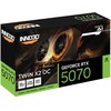 Vaizdo plokštė „Inno3D GeForce RTX 5070 TWIN X2 OC“ su NVIDIA 12 GB GDDR7 atmintimi