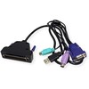 Konsolė KVM Value Konsolė KVM 19, 48 cm (19) TFT (16:9), VGA, USB, układ szwajcarski (CH)