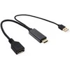 VALUE 4K HDMI-DisplayPort Adapteris, v1.2, HDMI ST - DP BU