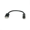 Adapteris AV Value VALUE Adapteris audio USB typu C - 3,5 mm, męski/żeński, 0,13 m