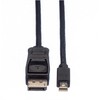 Kabelis Value DisplayPort Mini - DisplayPort 1.5m juoda (11.99.5638)
